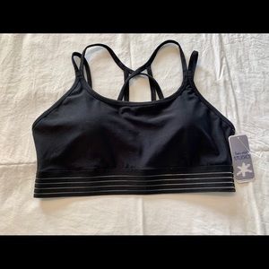 Black sports bra